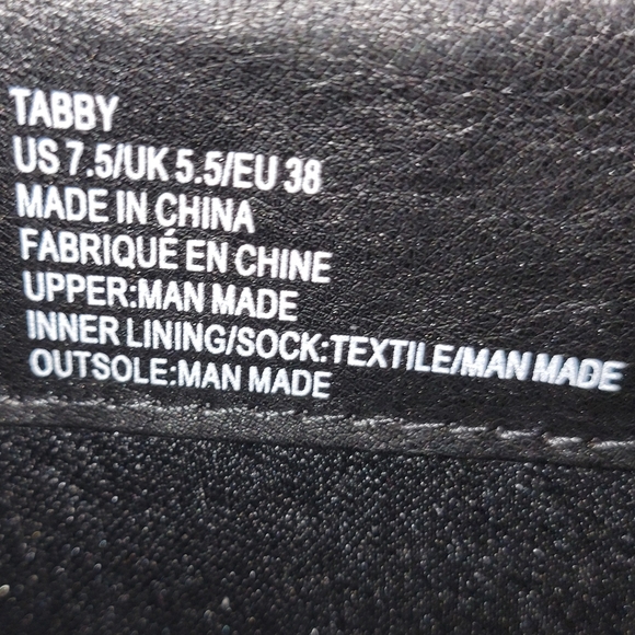 Shoe Dazzle Knee High Silver & Black Zebra Print High Heel Boots - Picture 6 of 9